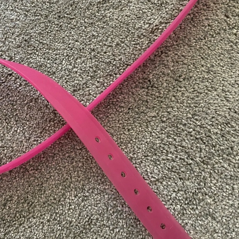 Hot Magenta Rubber/Vinyl Belt